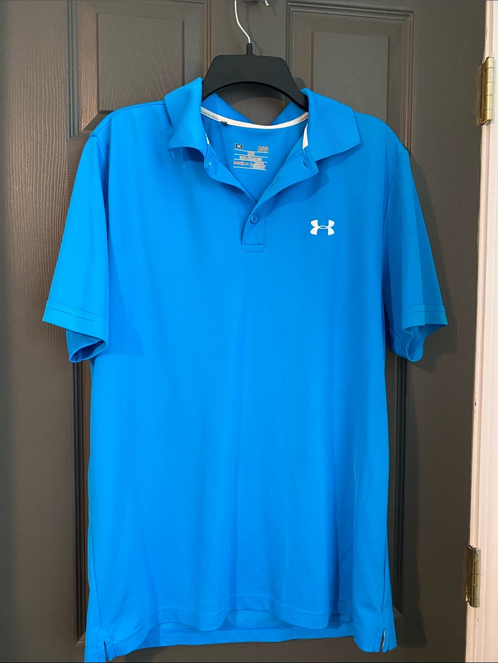 LG Men’s Bright Blue Polo Shirt